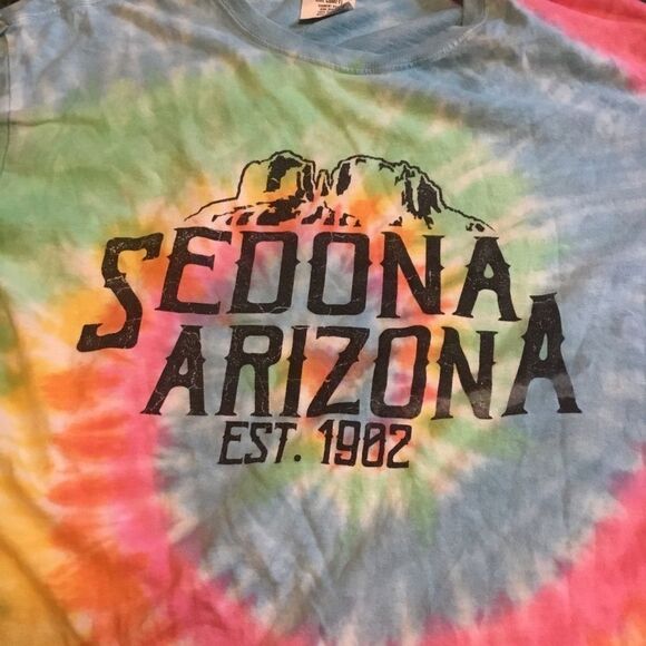 Sedona Arizona 1902 Tie-Dye Short Sleeve T-Shirt M - Picture 4 of 5